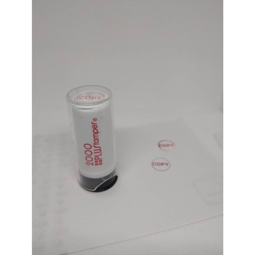 2000 PLUStamper COPY Round Stamp - Picture 2 of 6